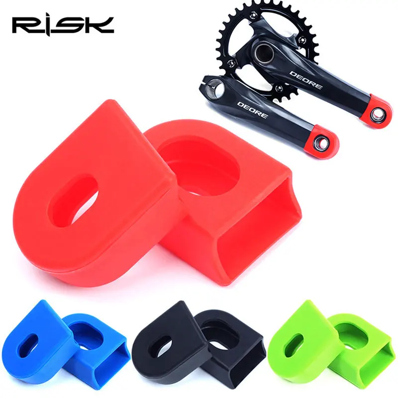 Details about / 1 Pair Crank Arm Protectors MTB Silicone Supplies Assembly Bike Durable