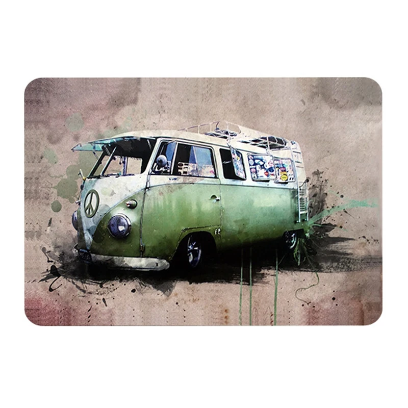 Ретро-автобус жестяная вывеска винтажный автомобиль металлическая пластина живопись классическая железная живопись украшение на стену для кафе, бар, паб тренажерный зал гараж дома - Цвет: 16