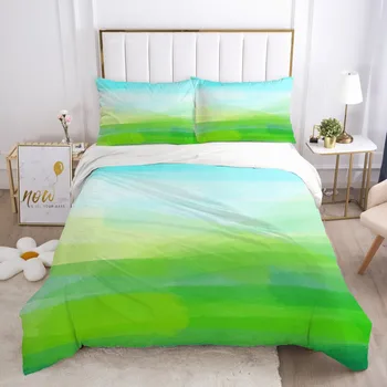 

3D Ink Painting Scenery Duvet Cover Set Bedding Sets Comforter Case Pillowslip Double Single King Queen Size Design Bedclothes