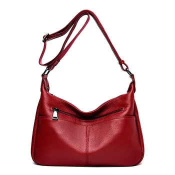 

Mom bag cowhide ladies bag shoulder bag