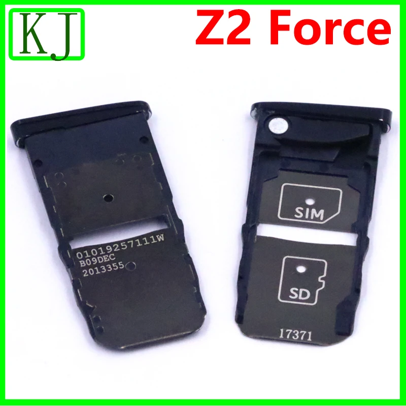 Сзади Z2 сила sim-карты лоток Слот держатель для Motorola Moto Z2Force SD sim-карты слот адаптер
