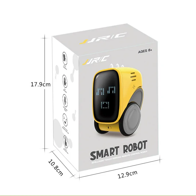JJRC R16 Smart Robot Touch Gesture Control Voice Interaction Facial Expression Model Robot Toy for Girl & Boys Children Gifts