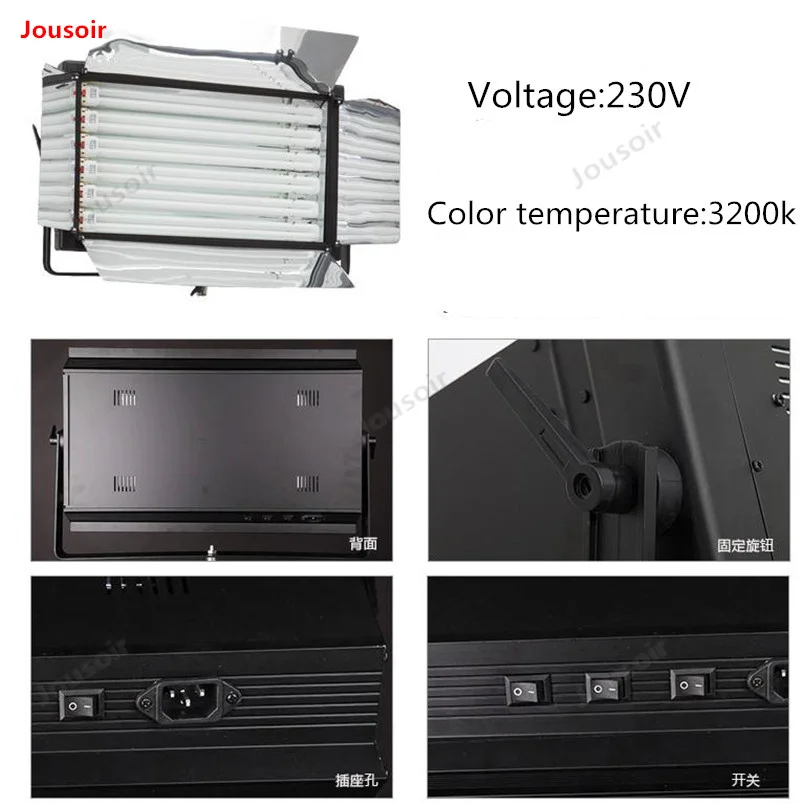 30 square studio video light set three primary color high color temperature photography light+ dimmable spotlight CD50 T03