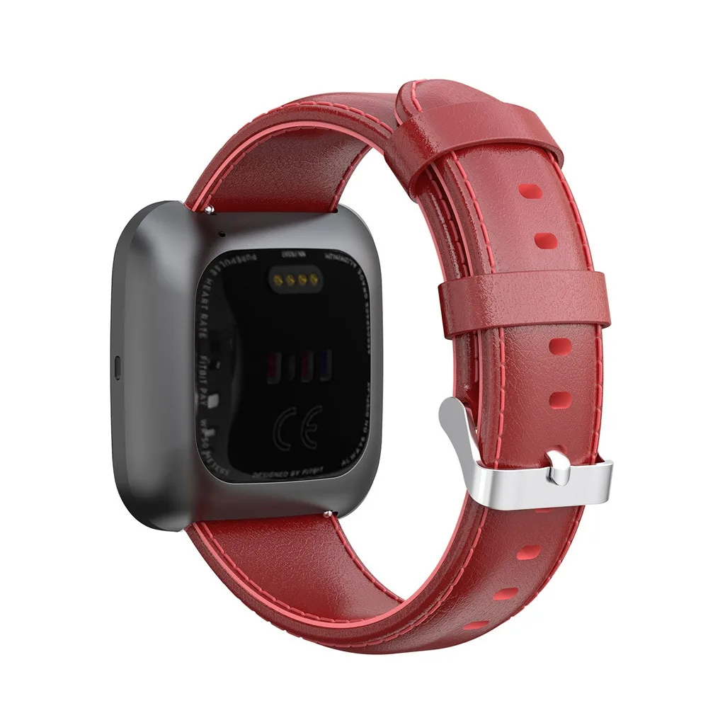 Ouhaobin кожаный браслет ремешок для Fitbit versa 2 Замена часов Ремешок смарт-браслет ремешок на запястье 913#2