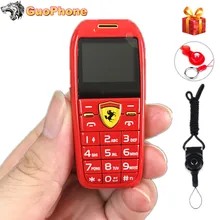 Mini botão de pressão da chave do carro telefone móvel 1.0