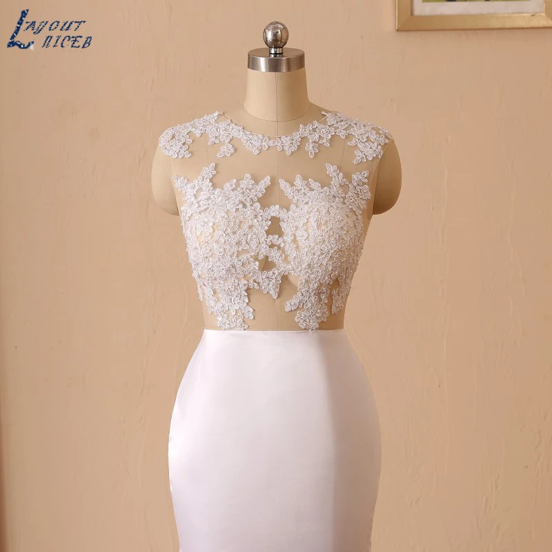 YQS005 Vestido De Noiva,, сексуальное свадебное платье русалки без рукавов, в рыбном стиле, с жемчугом, атласное, с вырезами, свадебное платье на заказ