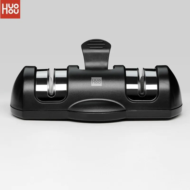 Точилка для ножей Huohou 2 этапная Профессиональная кухонная каменная Ножеточка