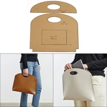 DIY ручной работы дамские сумки сумка из крафт-бумаги шаблон ручной работы кожаная сумка шаблон 34 см* 28 см* 4 см