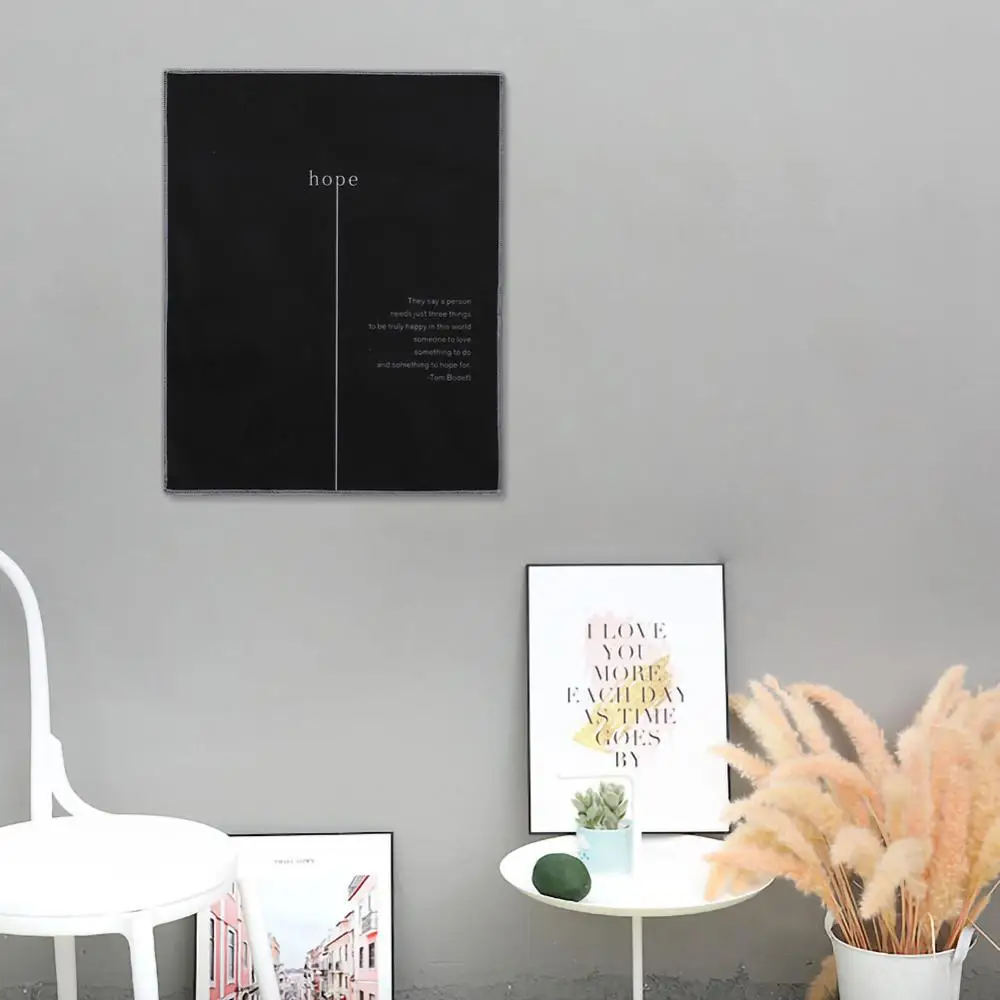 

English Personality Warning Sign Wall Hanging Background Cloth Home Decoration Home Study Background Wall Decoration