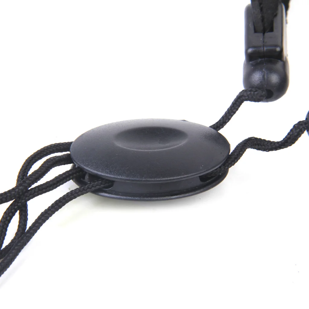 Black Artificial Leather Adjustable Neck Strap with Snap Hook for Saxophone Musical Instrument Accessories
