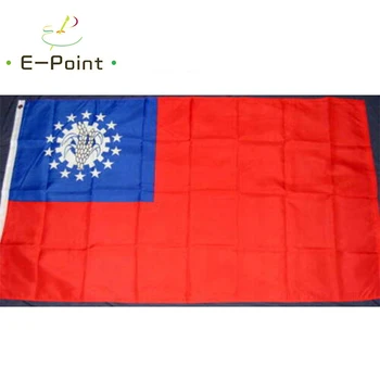 

Burma Myanmar Flag 2ft*3ft (60*90cm) 3ft*5ft (90*150cm) Size Christmas Decorations for Home Flag Banner