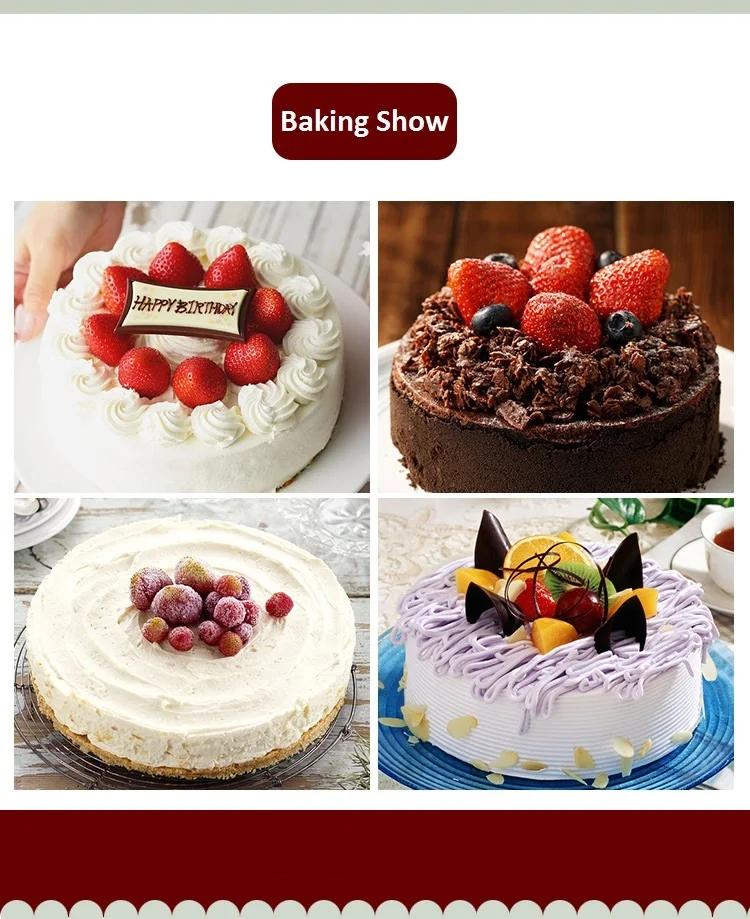 Новые пищевые продукты длительного хранения PP пластиковый торт Поворотный вращающийся торт стенд кондитерский стол для выпечки торта товары для украшения торта