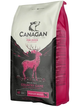 

CANAGAN CANAGAN GRAIN FREE COUNTRY GAME MEDIUM BREED bezzernovoy for Dogs and Puppies medium breed with duck, venison and rabbit