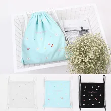 BC01 вышитая холщевая сумка на шнурке хипстерская Наплечная парусиновая сумка на шнурке рюкзак напрямую от производителя продажи