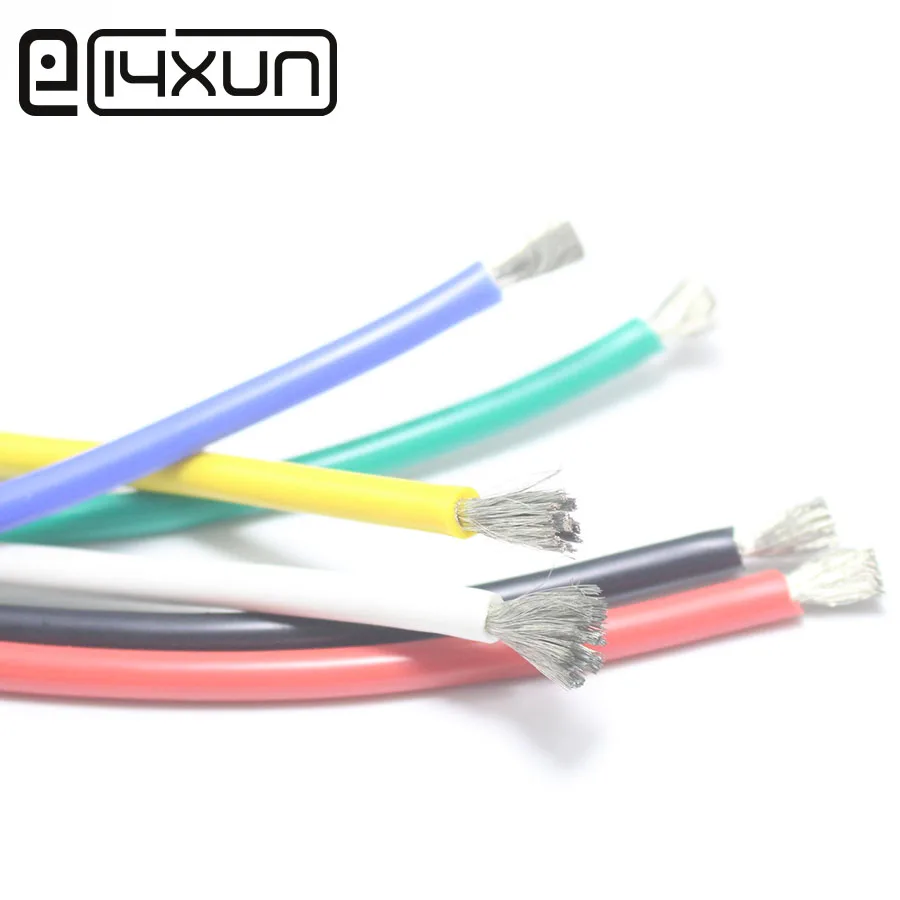 2 метровый 10awg силиконовый провод ультра гибкий кабель 5 3 мм2 Для ПВХ изоляционных