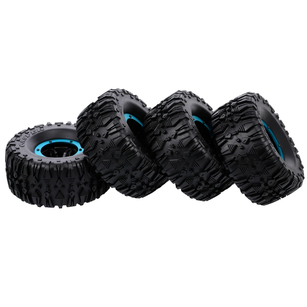 

4pcs 135mm 2.2 Inch Rim Rubber RC Car Tyre Tire Wheel for Traxxas HSP Redcat RC4WD Tamiya Axial SCX10 D90 HPI RC Crawler