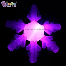 Изысканный СВЕТОДИОДНЫЙ Фонарь ручной работы 2,5 метров, надувная Снежинка для украшения сцены/висящая Снежинка, надувные игрушки на продажу