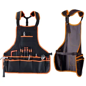 

Outdoor Double Layer Oxford Cloth Tool Apron Adjustable Multi-function Aprons