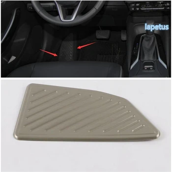 

Lapetus Side Left Foot Rest Footrest Pedal Decoration Panel Cover Trim Fit For Toyota Corolla 2019 2020 Silver / Black Brushed