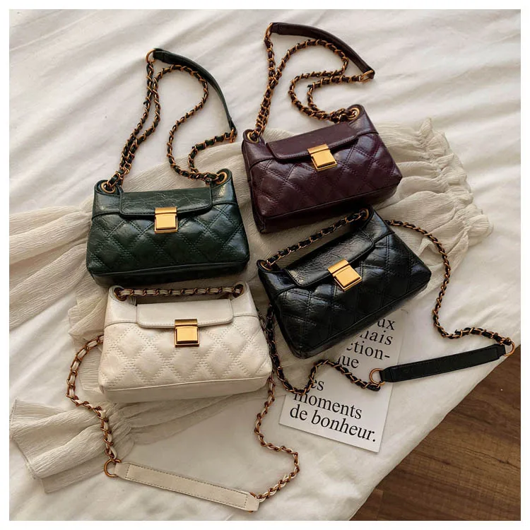 Small bag women's bag 2020 summer fashion new chain messenger bag one