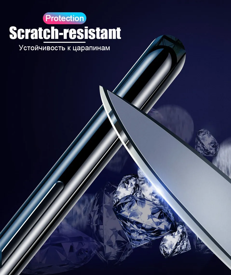 6D Tempered Glass for OPPO Reno 2 Reno2 Z Screen Protective Full Cover Glass for OPPO Realme 3 5 Pro X Q C1 C2 A9-2020 AX5S film (6)