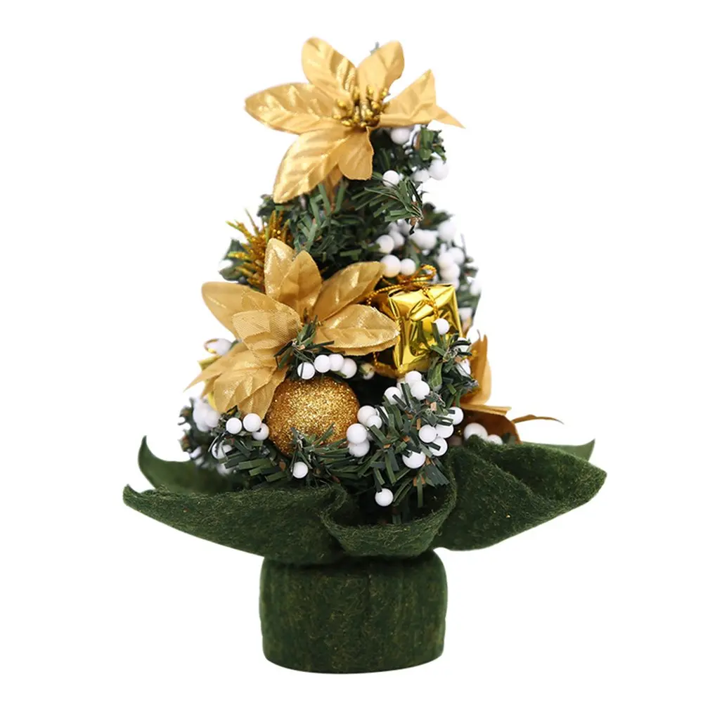 

Mini Artificial Christmas Tree Indoors Decorations A Small Pine Tree Placed In Desktop Festival Home Party Ornaments