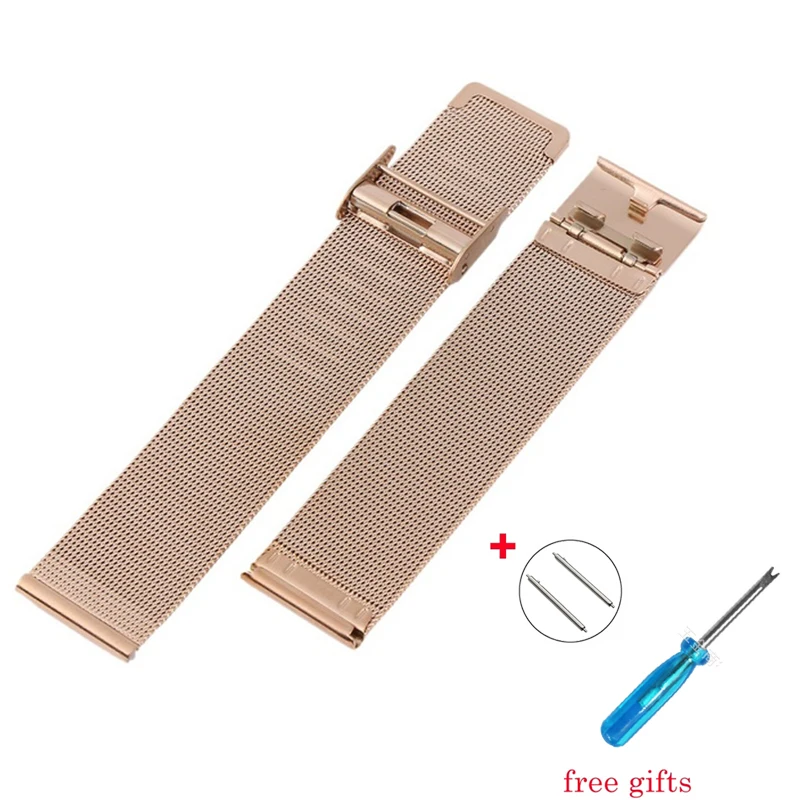 Premium Stainless Steel Milanese Mesh Watch Band Collection