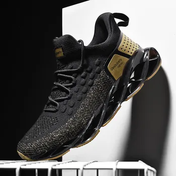 

Big Size New Men Blade Running Shoes Cushioning Sneakers for Men Lightweight Breathable Fitness Jogging Sneakers Walking Sports