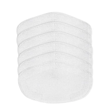 

6Pcs Microfiber Washable Mop Pad, Replacement Mop Parts for Polti Kit Vaporetto Steam Mop