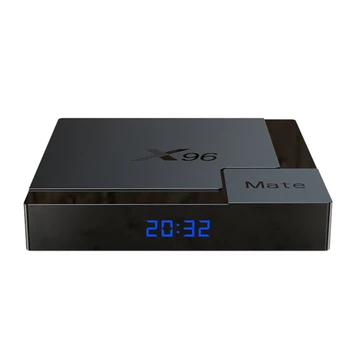 

X96 Mate Smart Set Top Box TV Box Android 10 Dual Band WiFi Bluetooth 4K Network TV Box US Plug