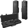 Long size hard plastic shockproof Military box plastic waterproof case for gun 6