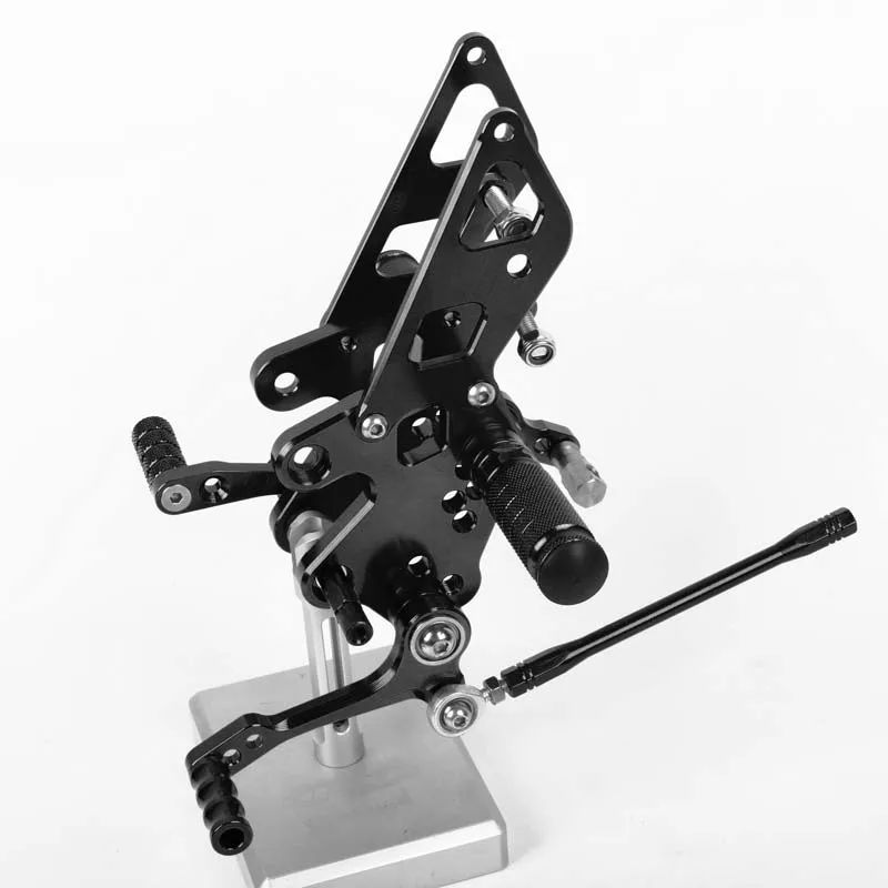 SMOK педаль мотоцикла для Kawasaki NINJA 250R/EX250 2008 2009 2010 2011 2012 Алюминиевый сплав Rearset подножки черный
