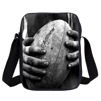 

Small Crossbody Bags For Men Women Vintage Rugby American Football 3D Printing Messenger Bags Sling Bags Shoulder Bag Sac A Main