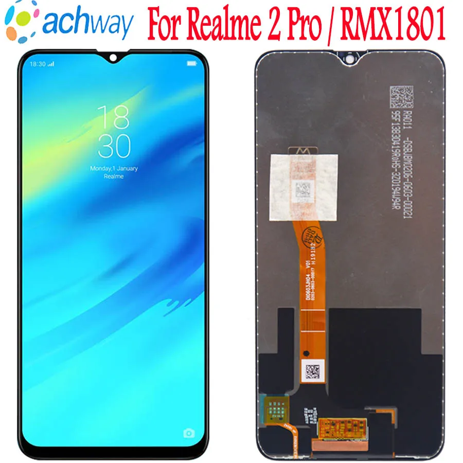

6.3" LCD For OPPO Realme 2 Pro LCD Display Screen Touch Panel Sensor Digitizer Assembly For Realme2 Pro RMX1801 RMX1807 Display