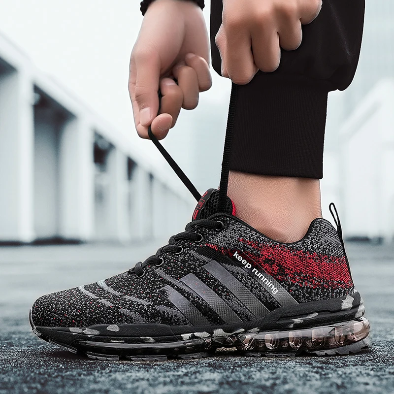 

2019 New men Sneakers Casual Big Size 47 summer designer Breathable Tenis Masculino Comfortable fashion lightweight men shoes