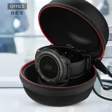 Для samsung Galaxy Watch 46 мм 42 мм gear S3 Портативный Держатель зарядного устройства Док-чехол для путешествий жесткая защитная сумка, сумочка на молнии