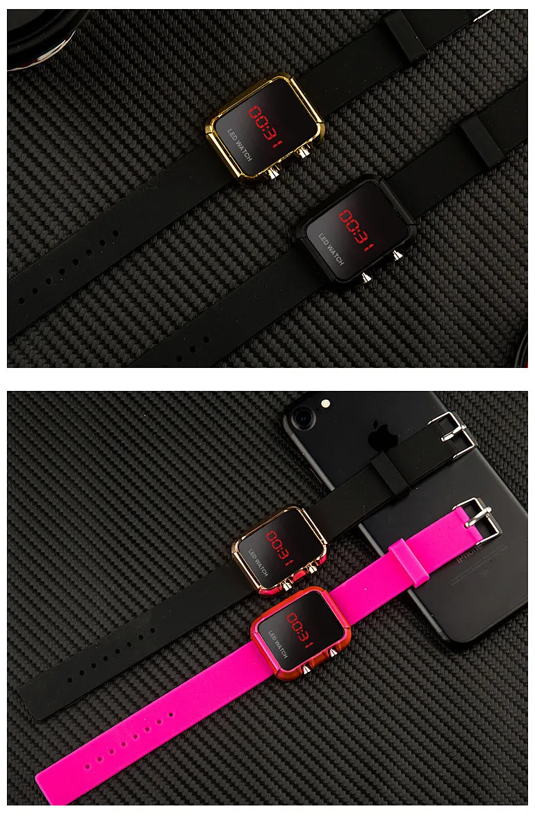 Men Women LED Watches Digital Watch Electronic Clock Hodinky Male Clock Female Watch Sport Fitness Wristwatch For Boys Girls