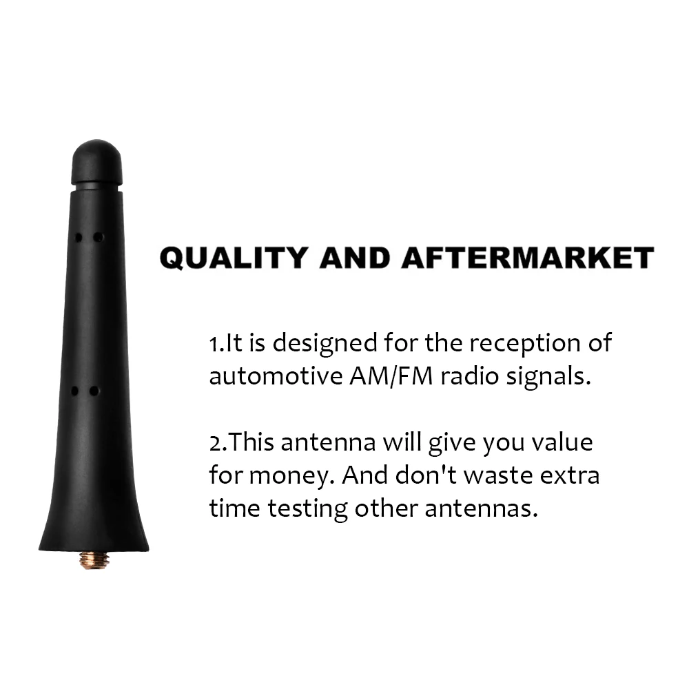 3," Stubby металлическая антенна мачта AM/FM антенна для Фиат Нуова 500 OEM 52008631