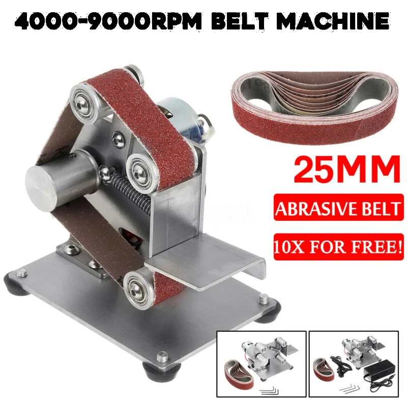 

Belt Sander Sand Belt Machine Electric Grinder Small Grinding Wheel Machine