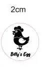 Custom Chicken fresh Egg Labels Stamp- egg Carton box Coop self ink Farm stamp - Chicken Just Laid Date - Coop Labels ink Stamp 