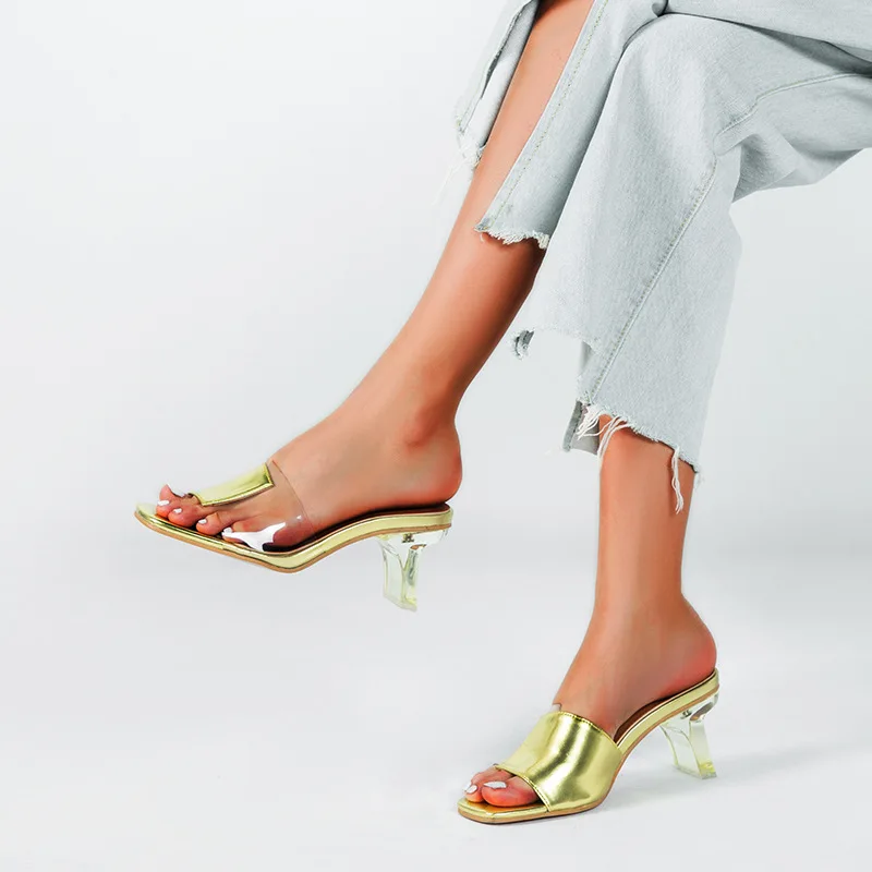 Купить Шлепки Женские На Каблуке