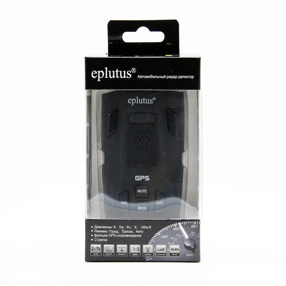 Радар-детектор c GPS антирадар для России Eplutus RD-536