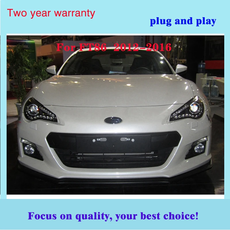Автомобильный стайлинг фары для Toyota FT86 2012 светодиодный фары DRL H7 ксеноновая лампа поворотник движущийся