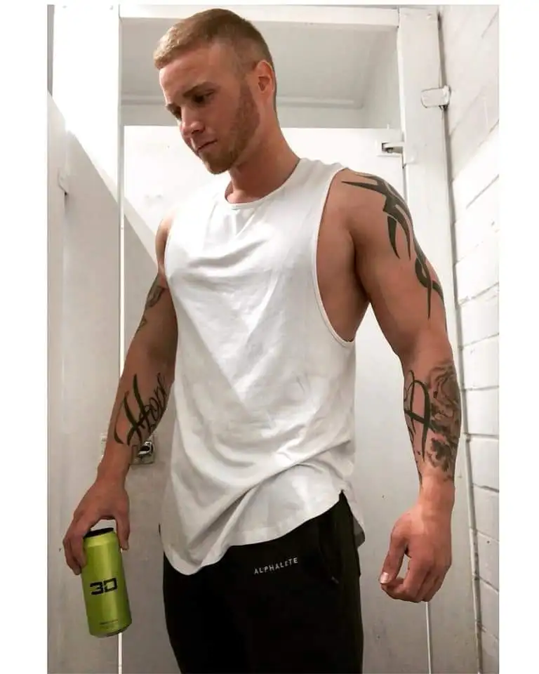 ALPHALETE тренажерные залы Стрингер одежда Бодибилдинг майка мужская майка для фитнеса майка без рукавов однотонная хлопковая майка