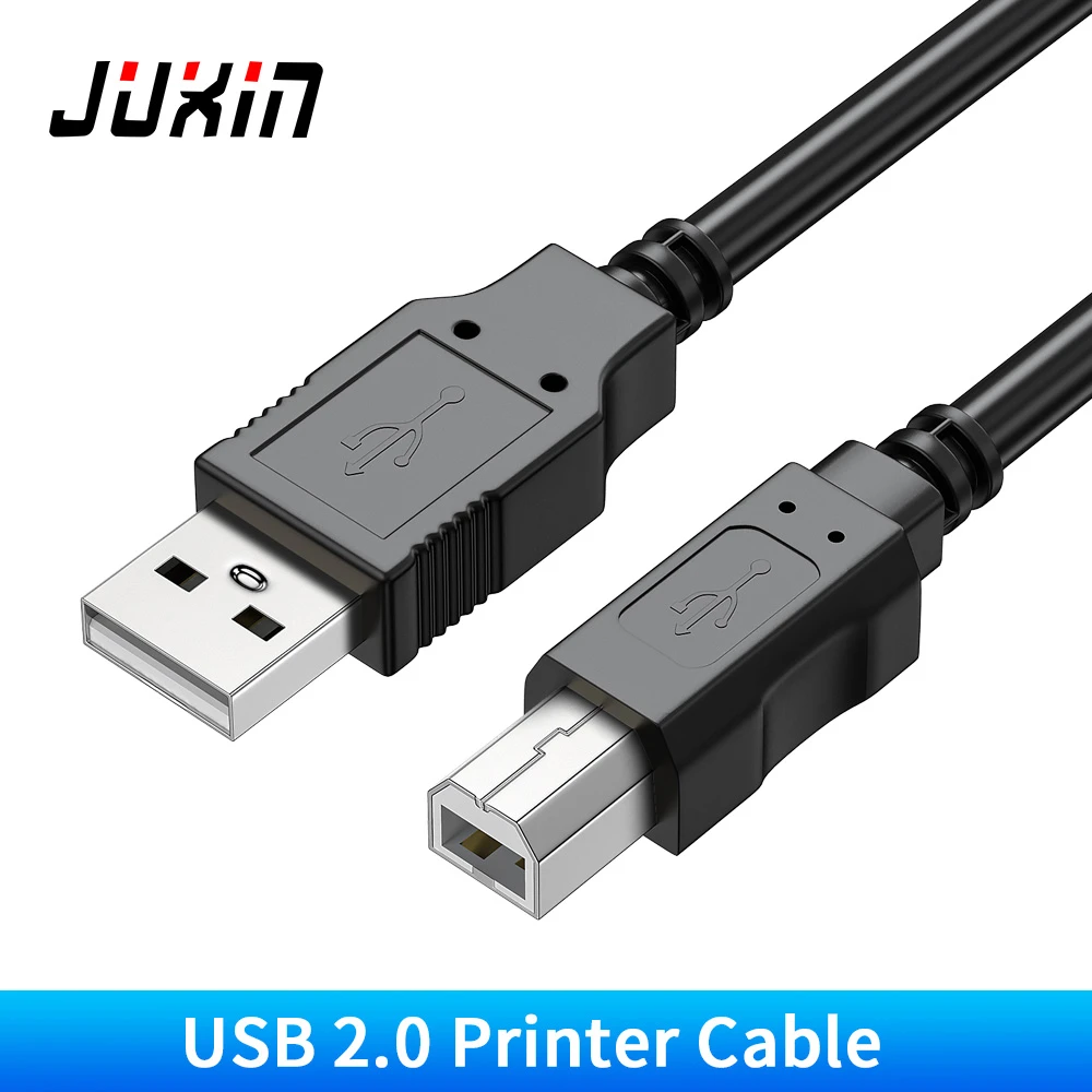 Print Cable B USB to Male to Male Cable 2m For Camera Epson HP Canon Printer usb Printer|Computer Cables & Connectors| - AliExpress