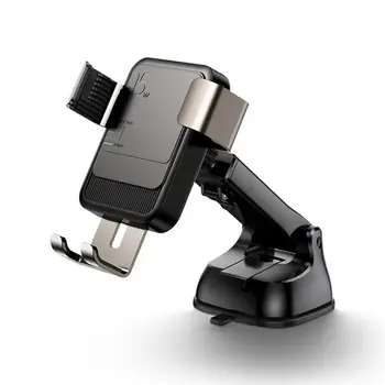

15W Smart Fast Charging Mobile Phone Holder Car Air Outlet Dashboard Gravity Wireless Charging Holder