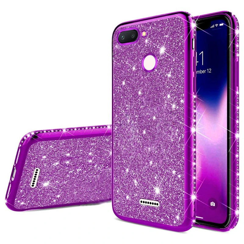 Стразы Алмазный силиконовый чехол для S8 S9 S10 Plus A70 A60 A50 A40 A30 A20 A10 M10 M20 M30 A6 A8 A7 2018 Note 8 9