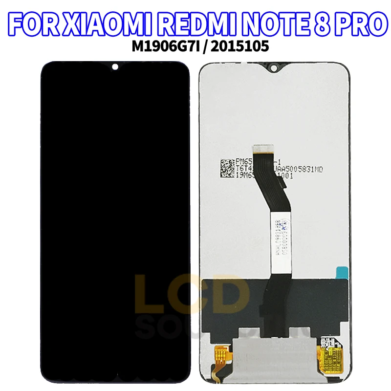 6," для Xiaomi Redmi Note 8 ЖК-дисплей M1908C3JH сенсорный экран дигитайзер 6,53" для REDMI NOTE 8 PRO lcd Замена NOTE8