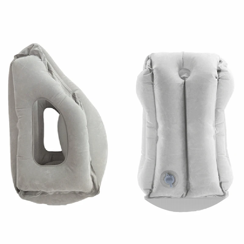Inflatable Travel Pillow Office Nap Pillow Portable Cushion Neck Pillow Airplane Flight Outdoor Sleeping Bag Train Pillow Sleep 2