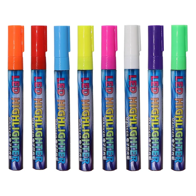 1Db Jelölő Toll Led Kiemelő Jelek 140 Mm*1,5 Mm 8 Színek Opcionális Ferde Nibrush Méhész Queen Méhek Szerszámai